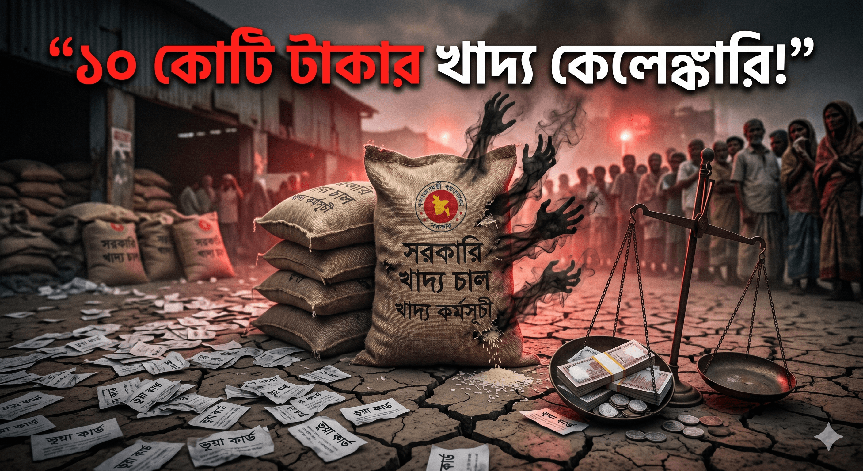 চাঁপাইনবাবগঞ্জে দুস্থদের ১০ কোটি টাকা হাতিয়ে নেওয়ার অভিযোগ