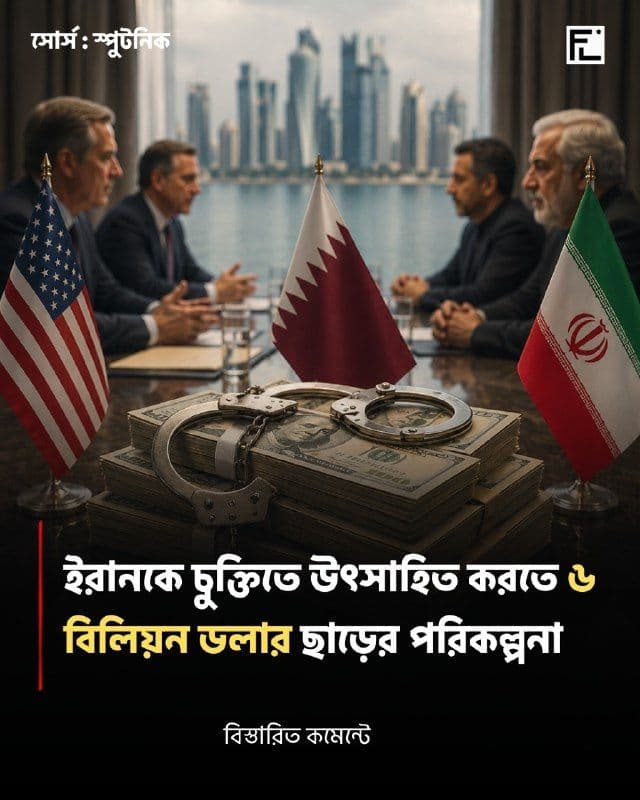 ইরান-যুক্তরাষ্ট্র কূটনীতিতে ৬ বিলিয়ন ডলার ঝুঁকি