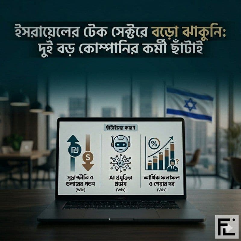 ইসরায়েলের প্রযুক্তি খাতে বড় ধাক্কা: ওয়িক্স ও রাপিডে ব্যাপক কর্মী ছাঁটাই