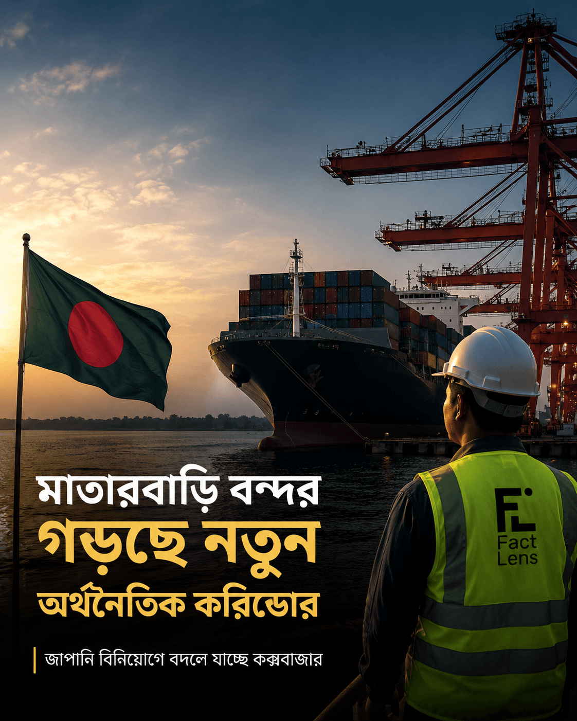 জাপানের নজরে মাতারবাড়ি সমুদ্রবন্দর: ২৫ বিলিয়ন ডলারের কৌশলগত বিনিয়োগের সম্ভাবনা ।